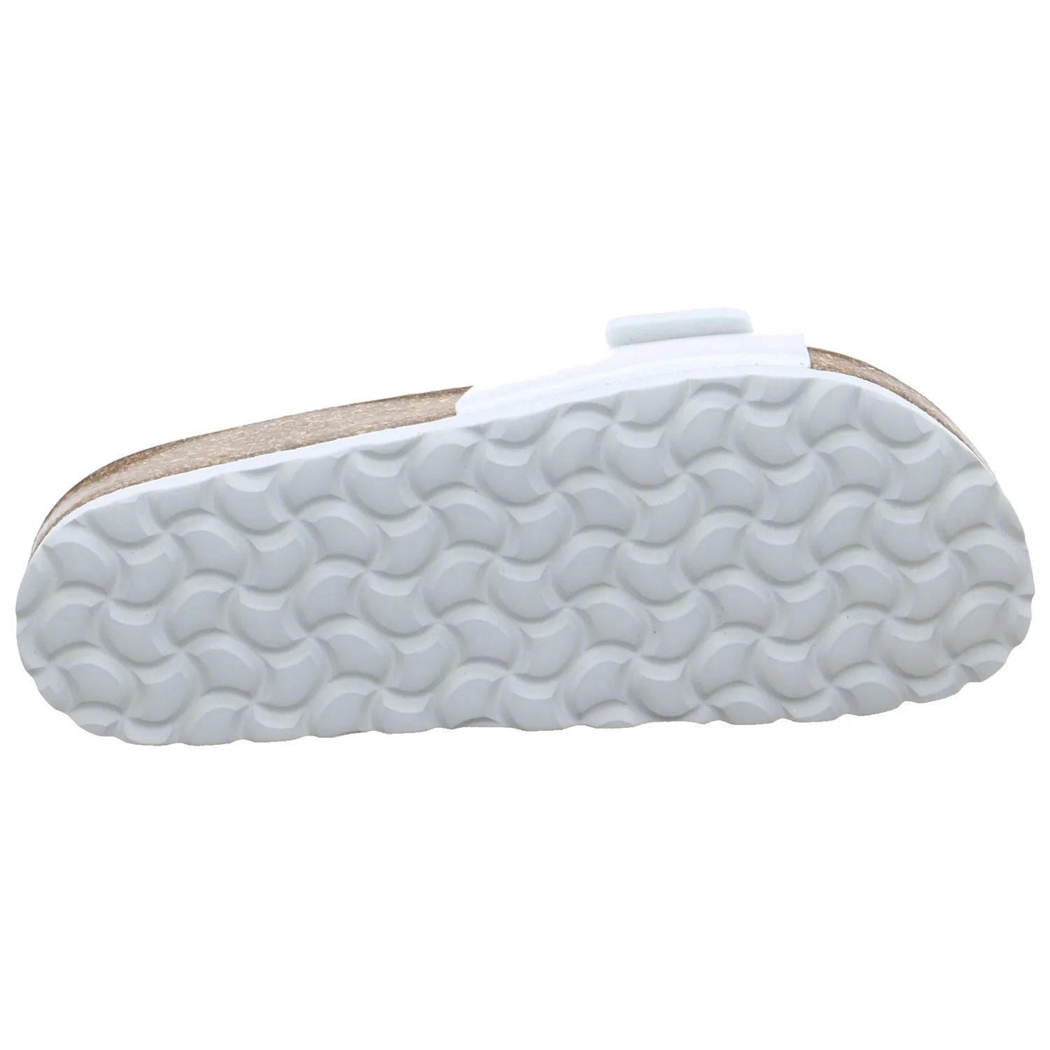 BIOLife Bio-Fussbett Offwhite Lederimitat  mit Lederfussbett