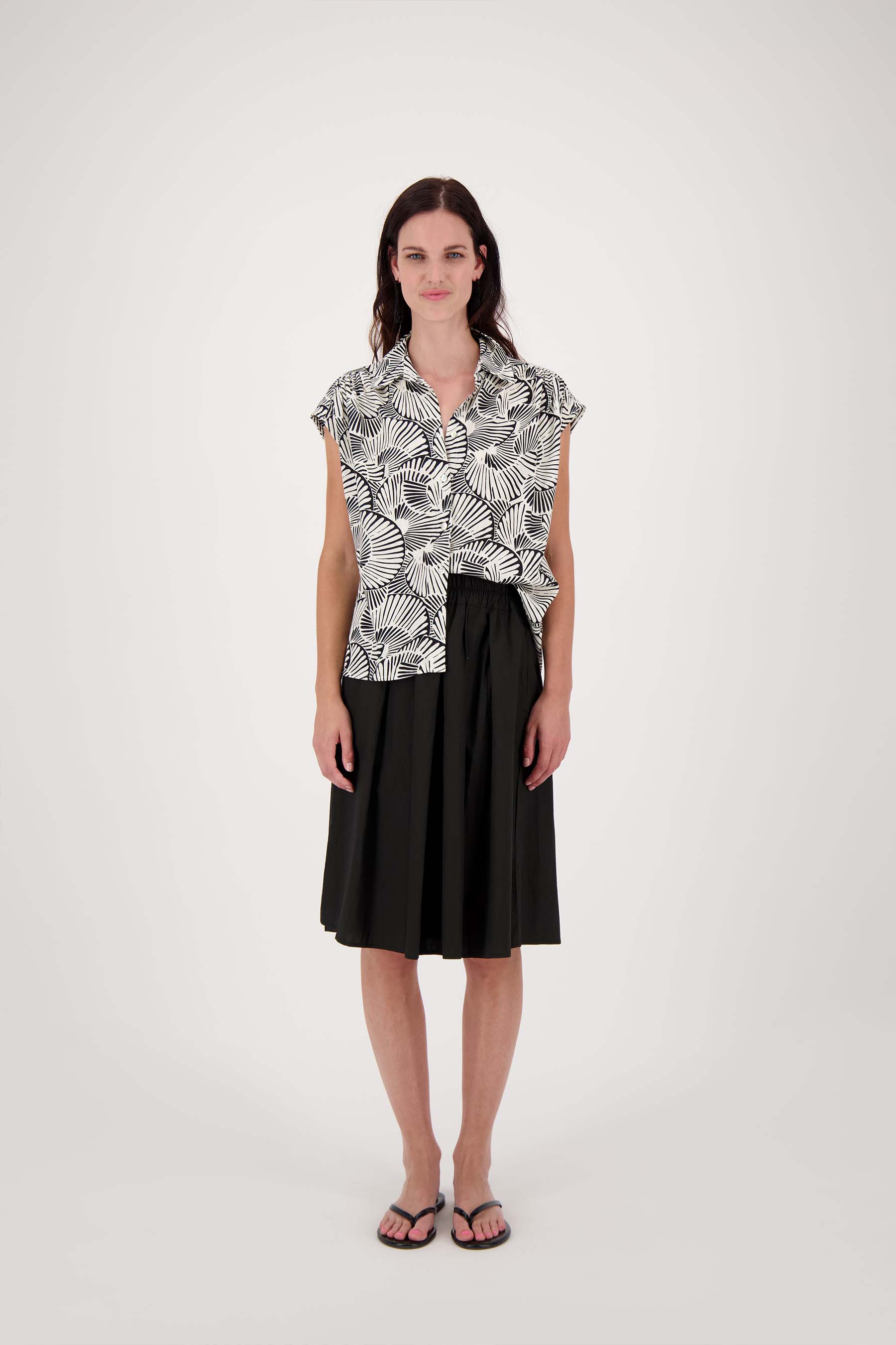 top met grafische print