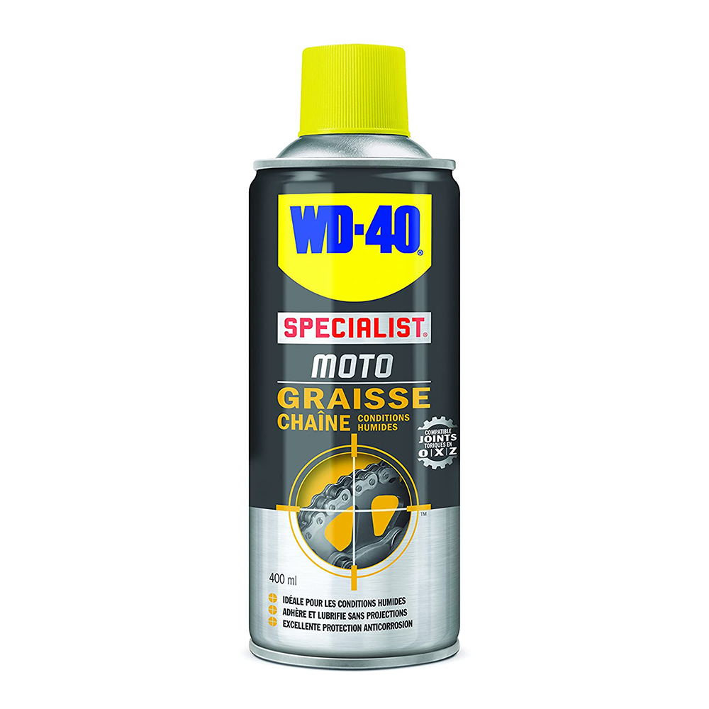 WD-40 - Graisse chaîne conditions humides 400 ml