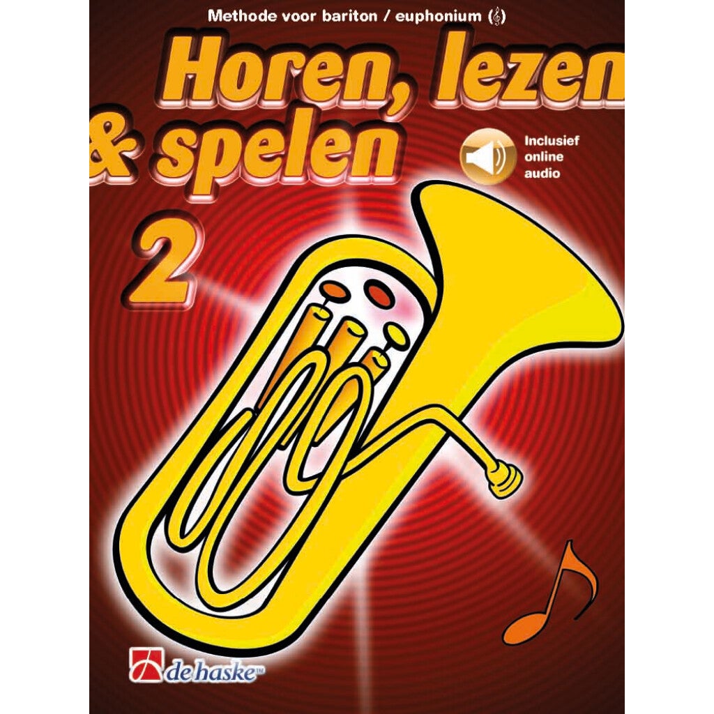 De Haske Horen, Lezen & Spelen- Bariton Euphonium 2 lesboek