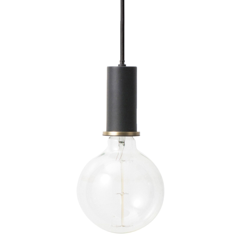 Ferm Living Socket hanglamp low zwart