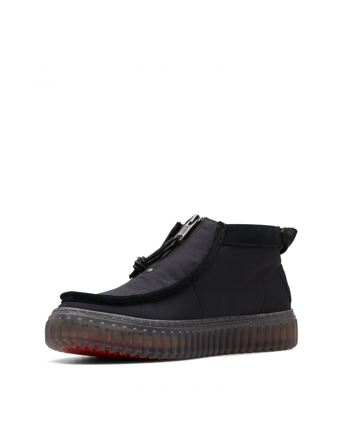 clarks Derbies homme torhill zip black