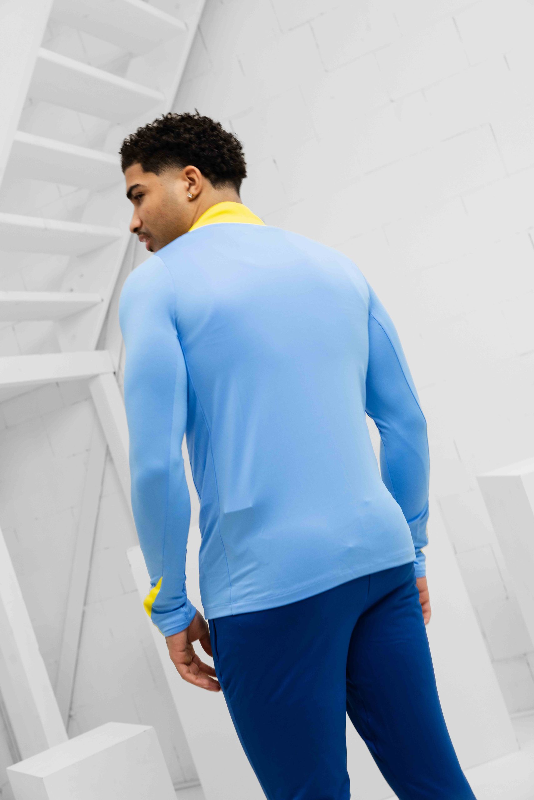 FC Barcelona Strike Trainingspak 1/4 Zip 2025/2026 Heren Blauw/Geel