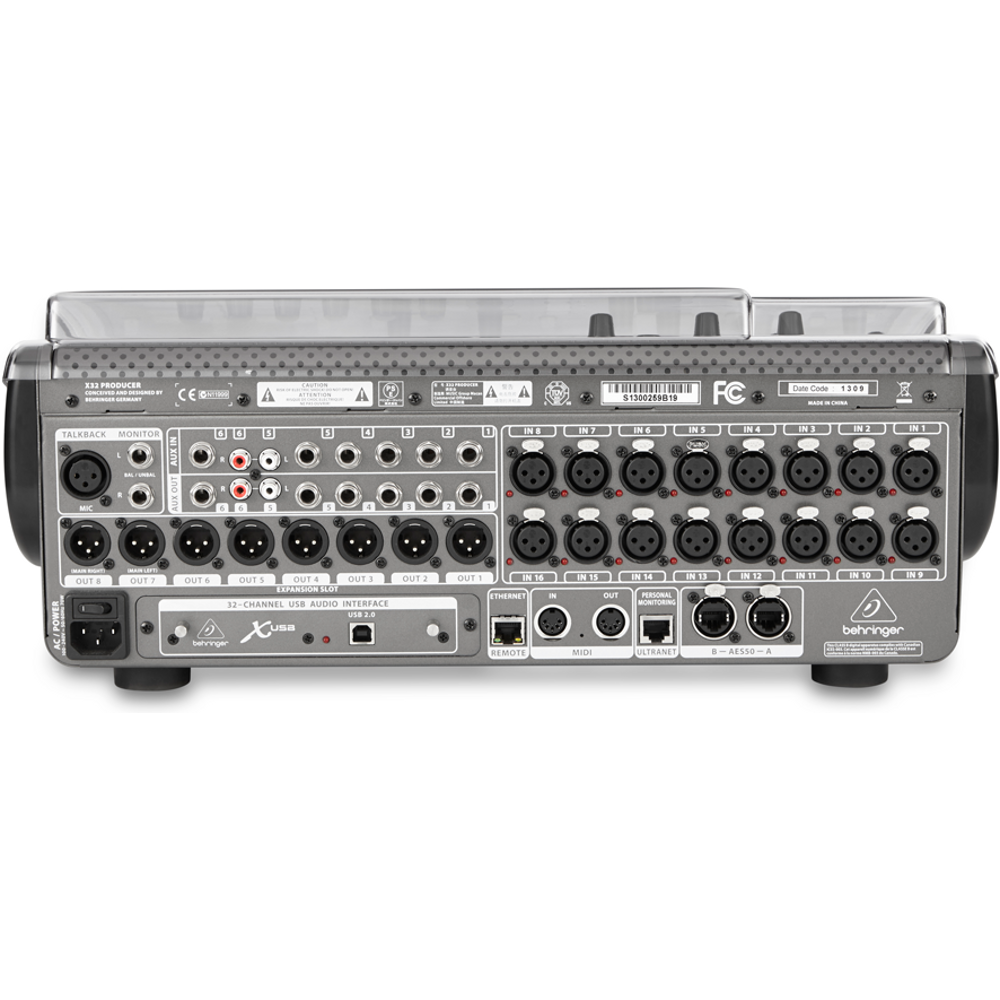 Decksaver stofkap voor Behringer X32 Producer