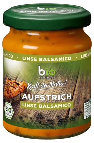 BioZentrale Aufstrich Linse Balsamico