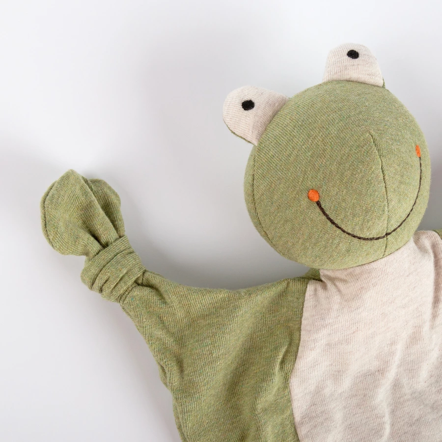 sigikid® Schnuffeltuch Frosch Yellow grün