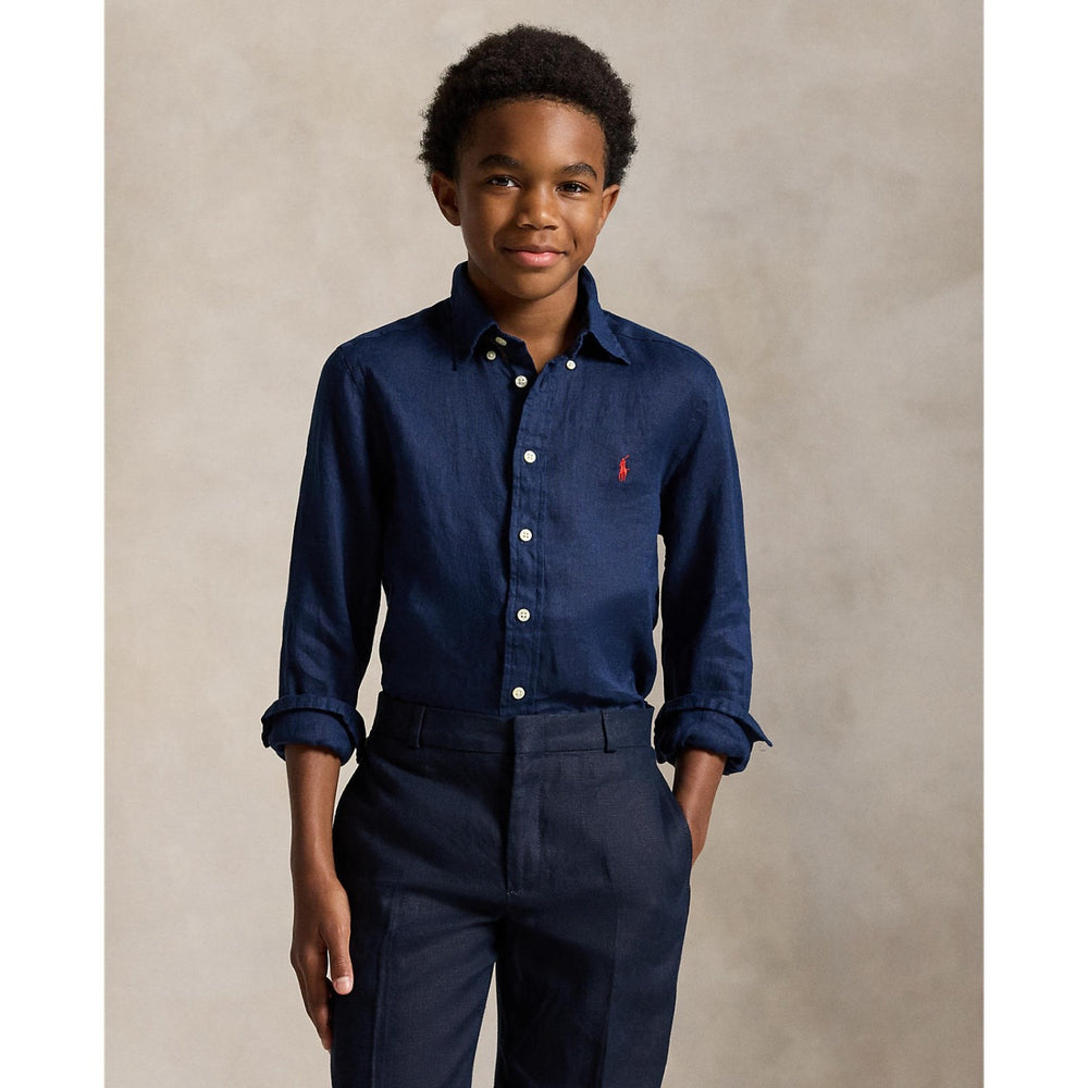 Køb Polo Ralph Lauren Newport Navy Sport Skjorte