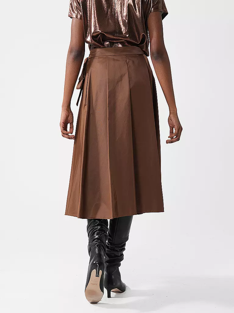 WEEKEND MAX MARA Wickelrock TEMA braun