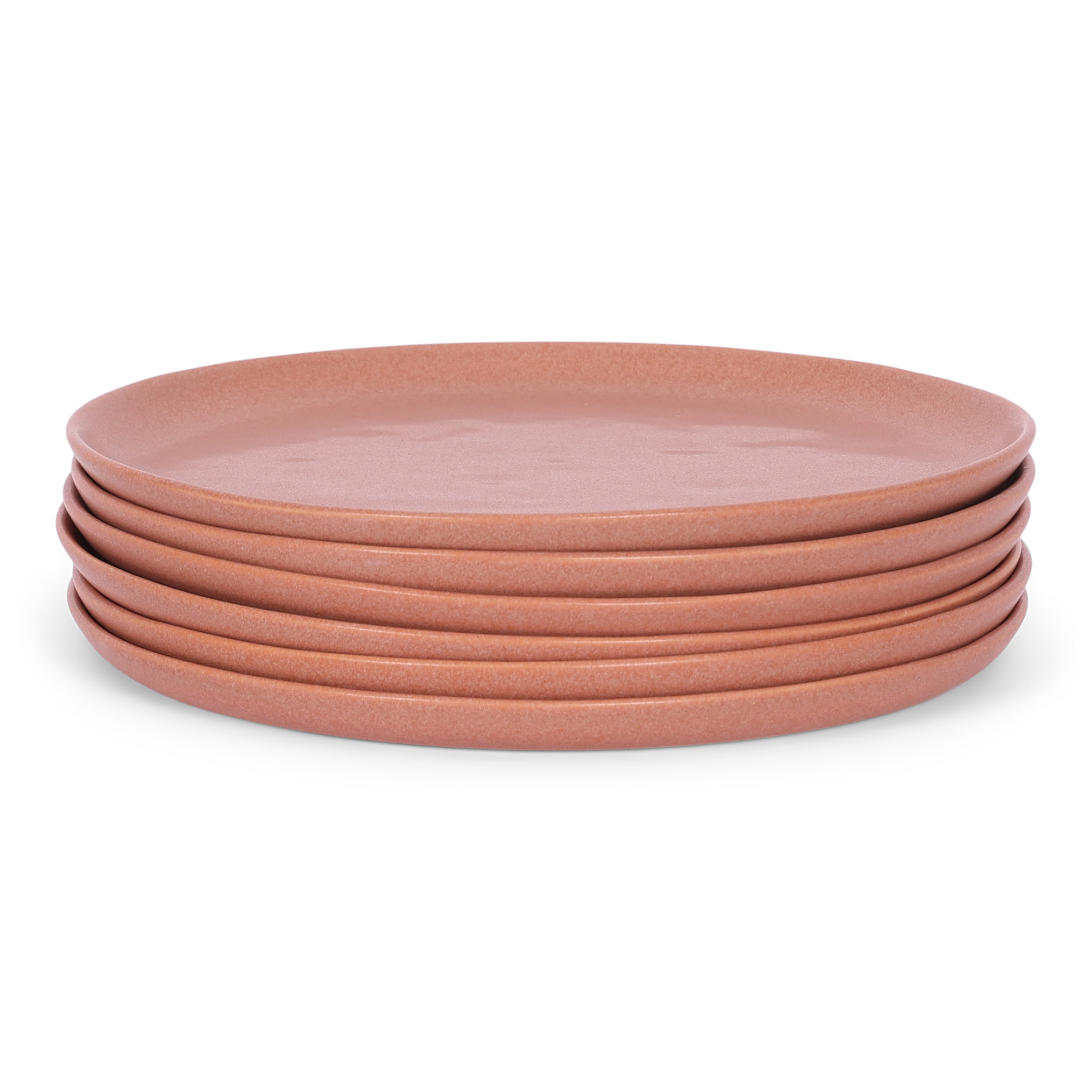 Ontbijtbord Alva soft terra Ø22 cm - set van 6
