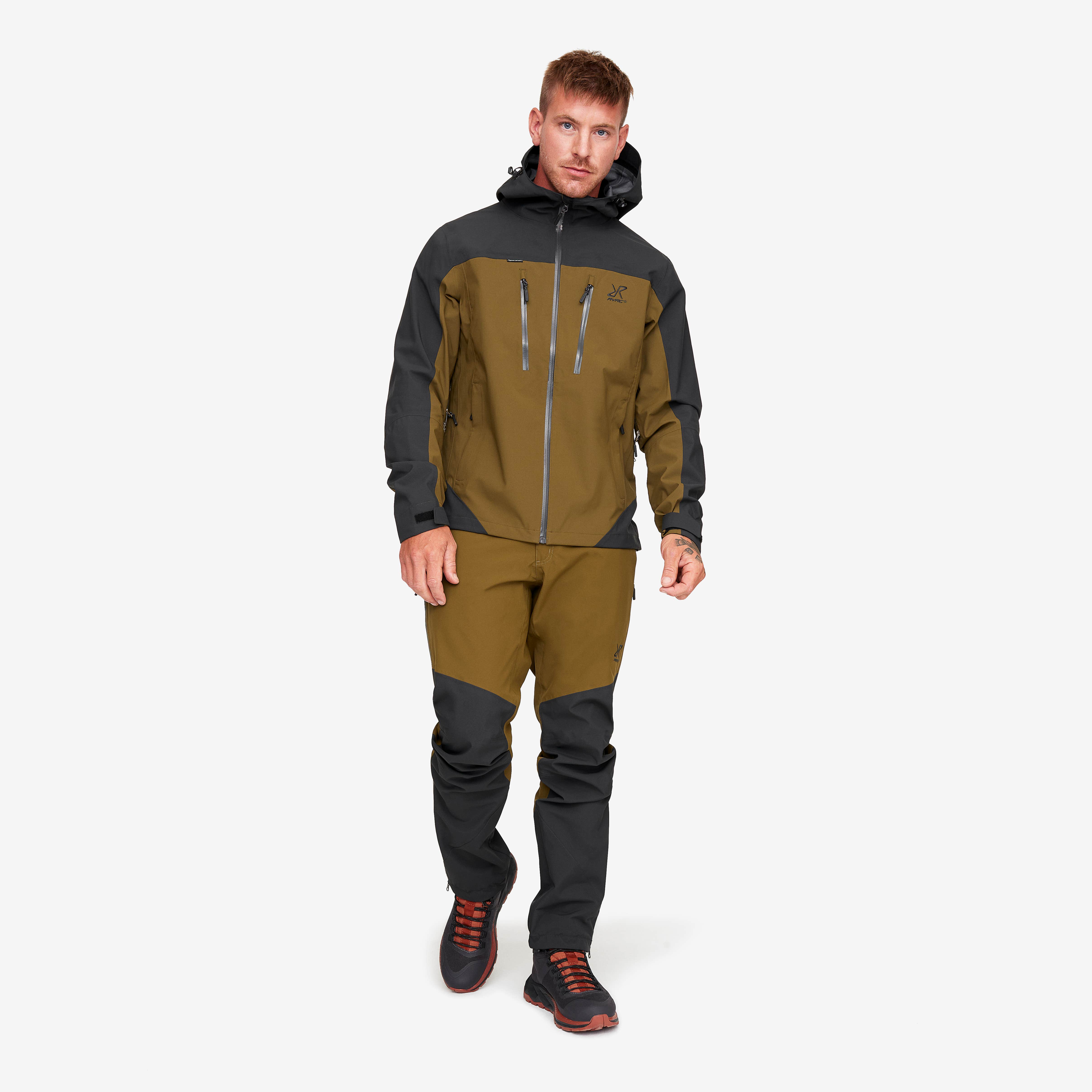 Silence Proshell 3L Jacket Herre Dark Olive/Moonless Night
