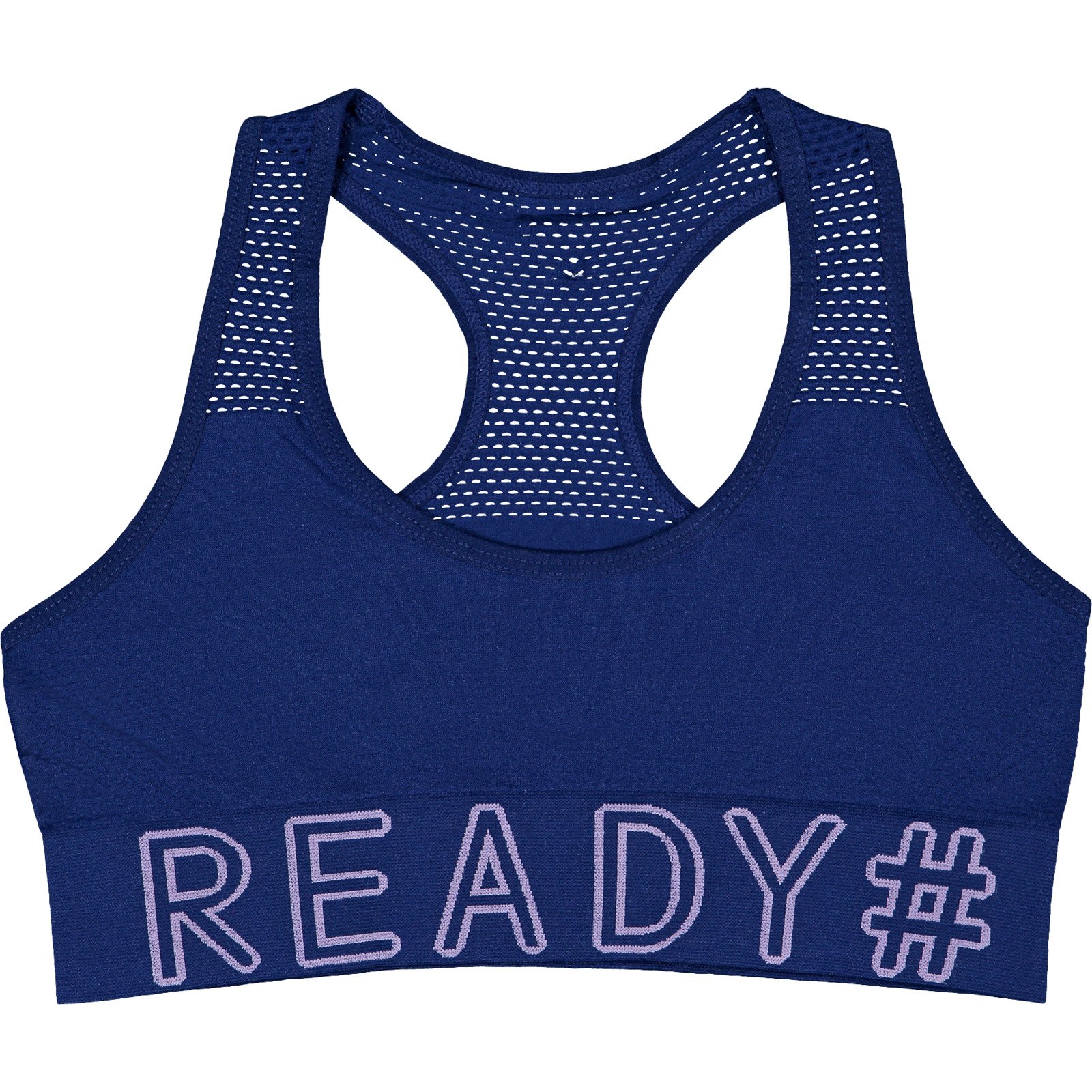Mädchen-Sport-Bustier Seamless, 2 Stück lila
