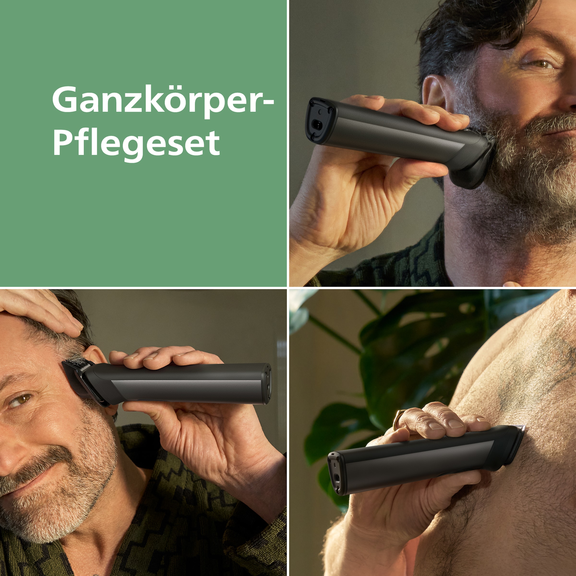 Philips Multifunktionstrimmer »Series 9000 MG9557/15« 20 Aufsätze 20-in-1-Trimmer für Gesicht, Körper und Kopfhaare
