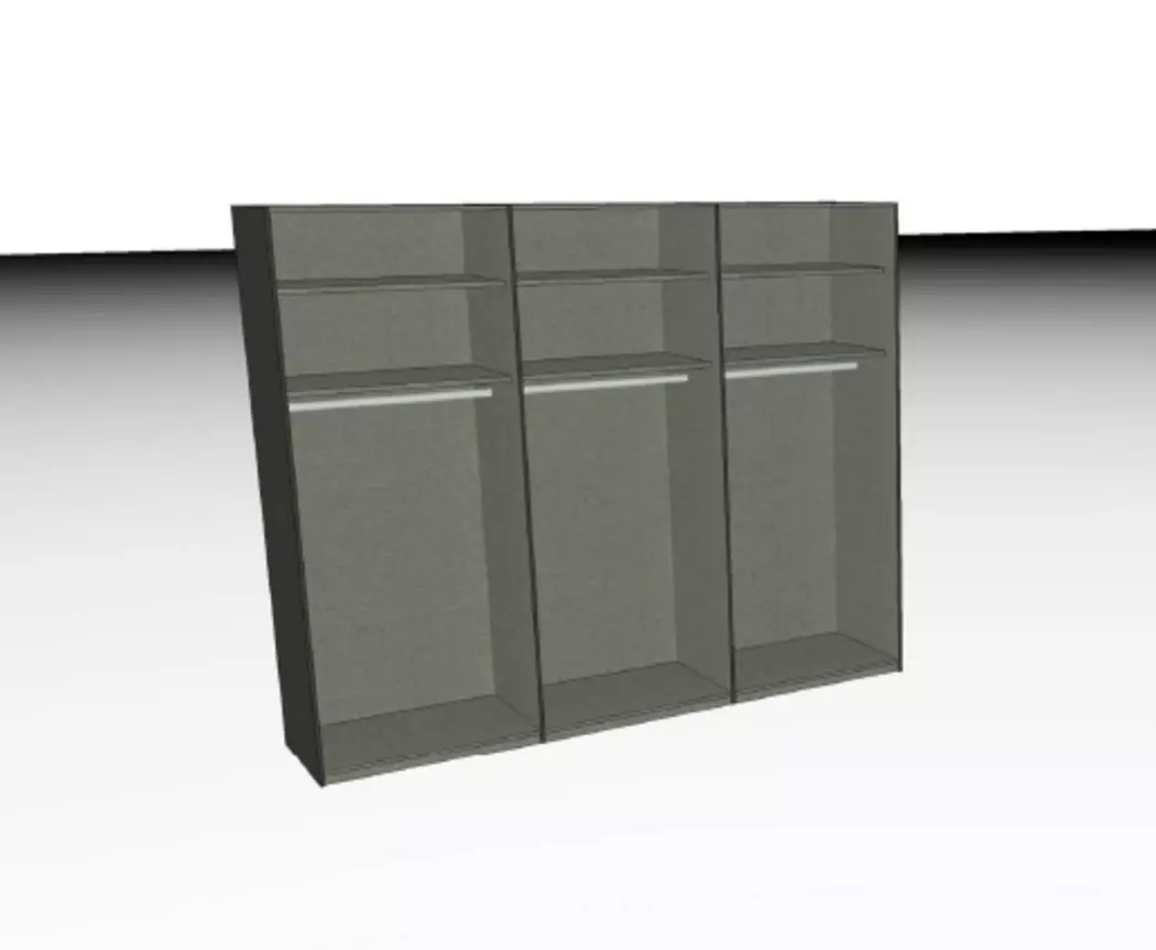 Schwebetürenschrank Savena 270 x 223 cm