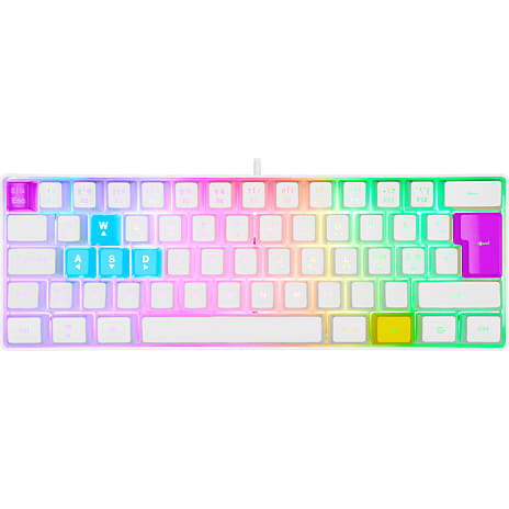 EXE Imp Color Pop Mini gaming tastatur - hvid