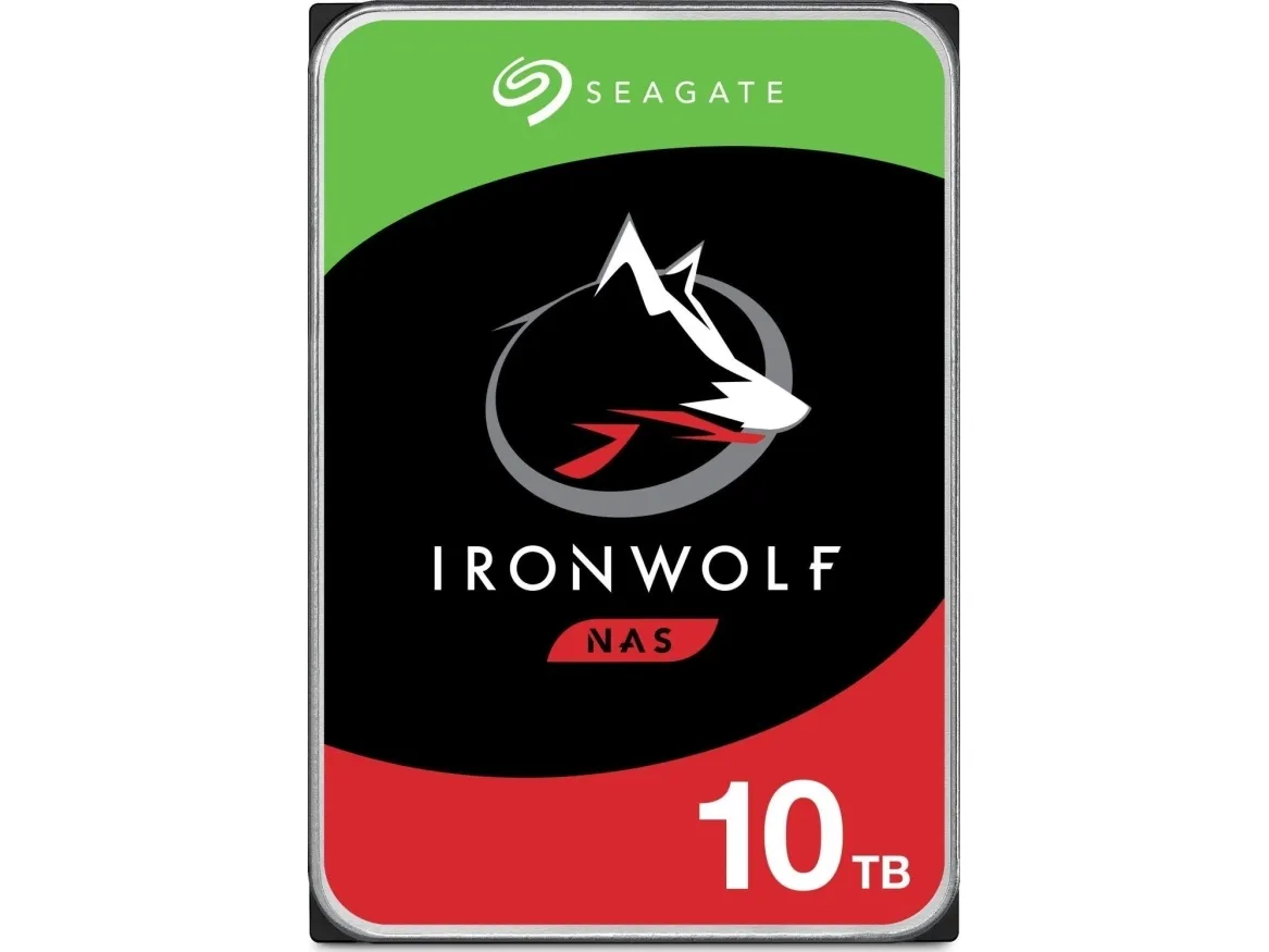Seagate IronWolf ST10000VN000 - Harddisk - 10 TB - intern - 3.5