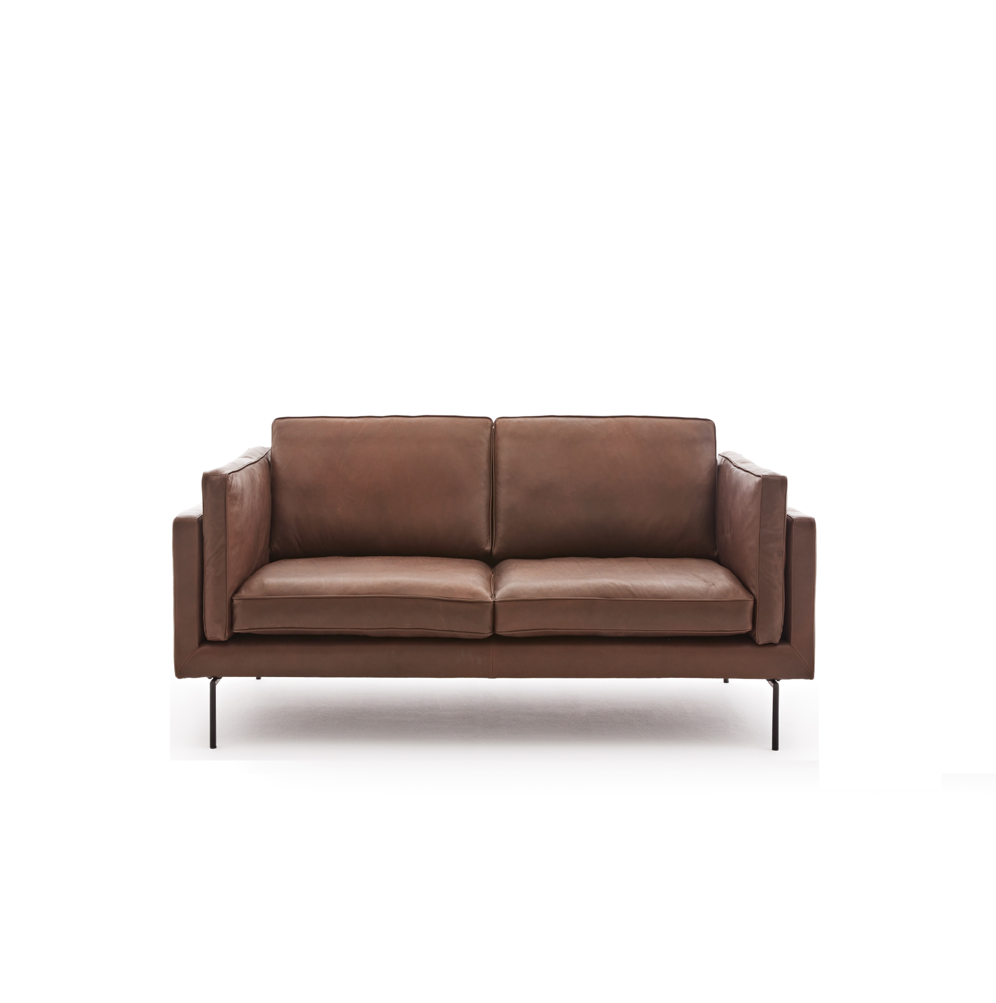 Loods 5 Design 2-zitsbank Stark 2-zits, 170 cm | C Sauvage Chocolate | Zwart met knik