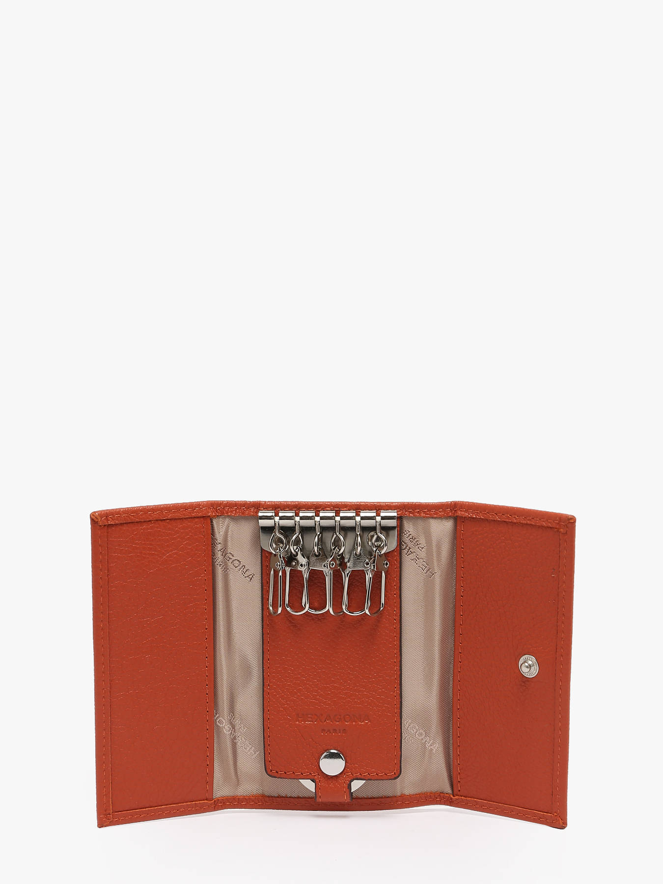 Porte-clefs cuir HEXAGONA