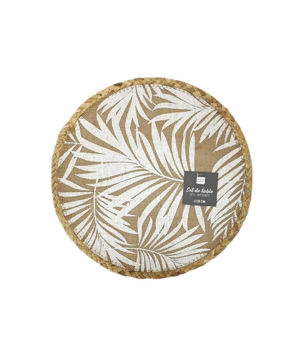 Set de Table Rond en Jute Palam 38cm Naturel