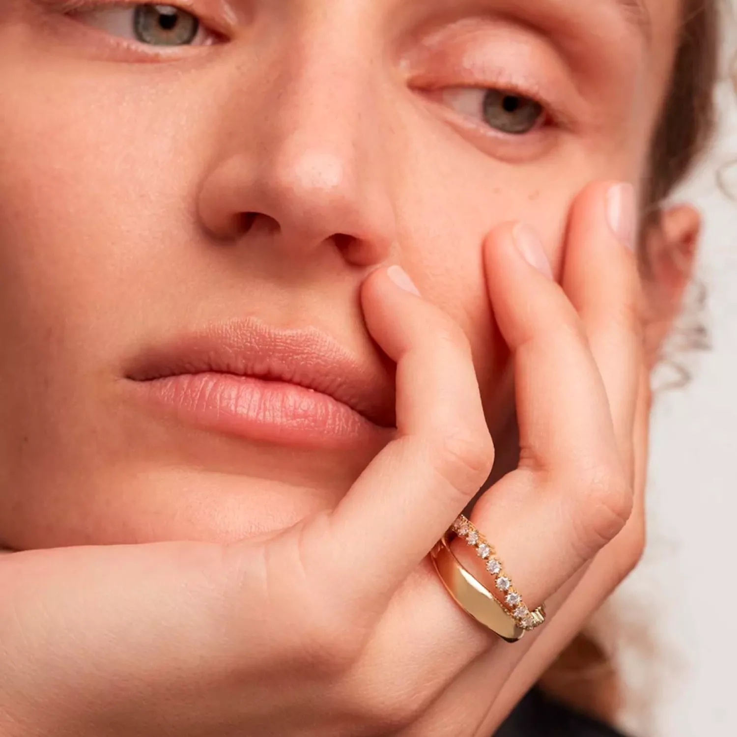 PDPAOLA Motion Ring 18 kt. Forgyldt Sølv AN01-463