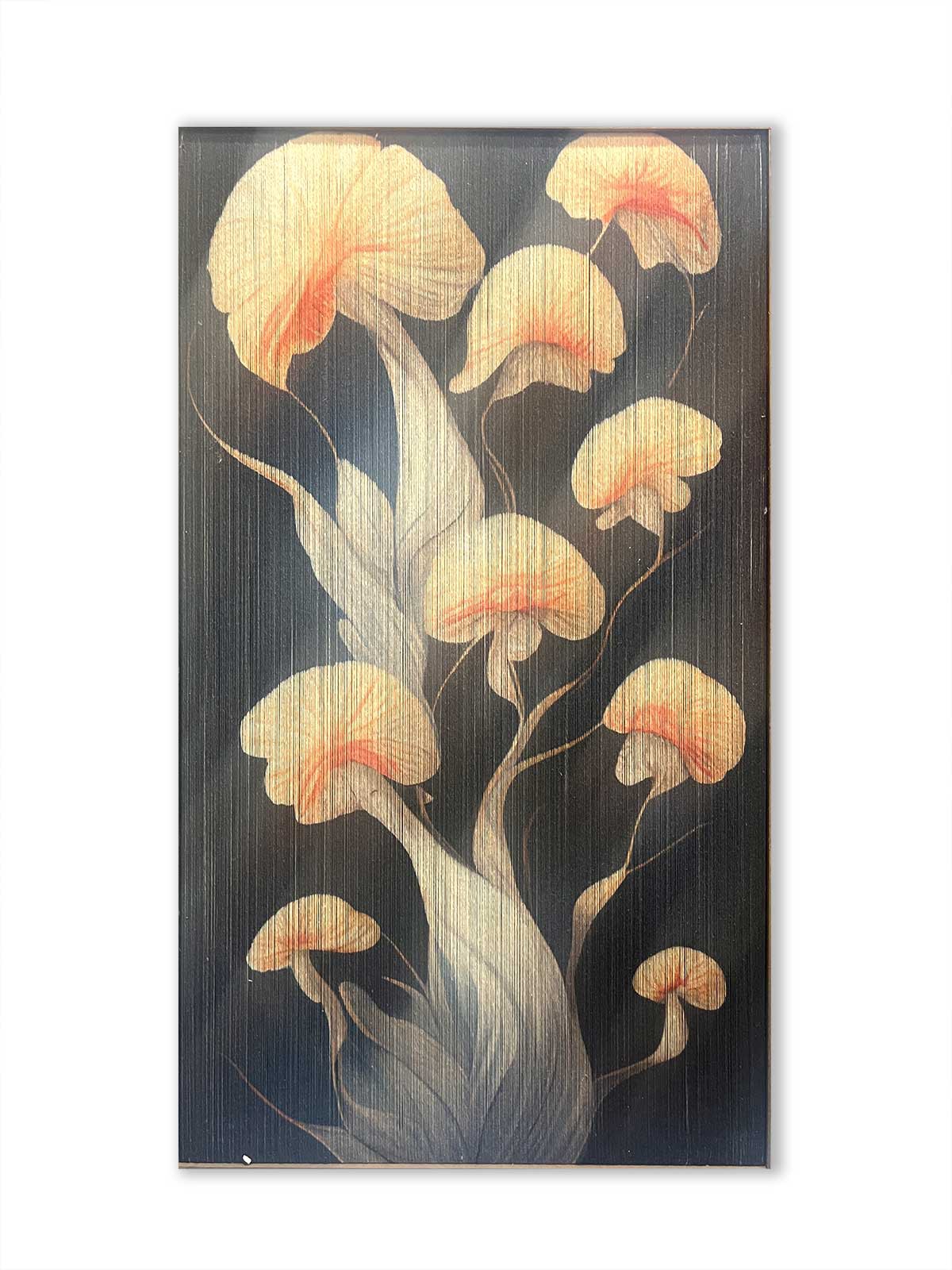 Wandbild 'Magic Mushrooms', in Holzrahmen, H 120 cm, B 70 cm, L 2,5 cm von fischer's lagerhaus