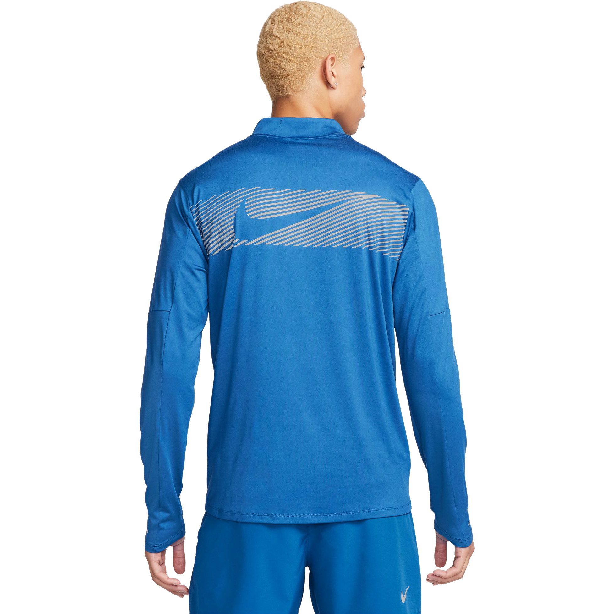 Nike Element Flash Dri-FIT 1/2-Zip Laufoberteil Herren court blue
