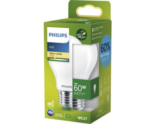 LED-lamp A60 E27/4W(60W) mat 840 lm 2700 K warm wit
