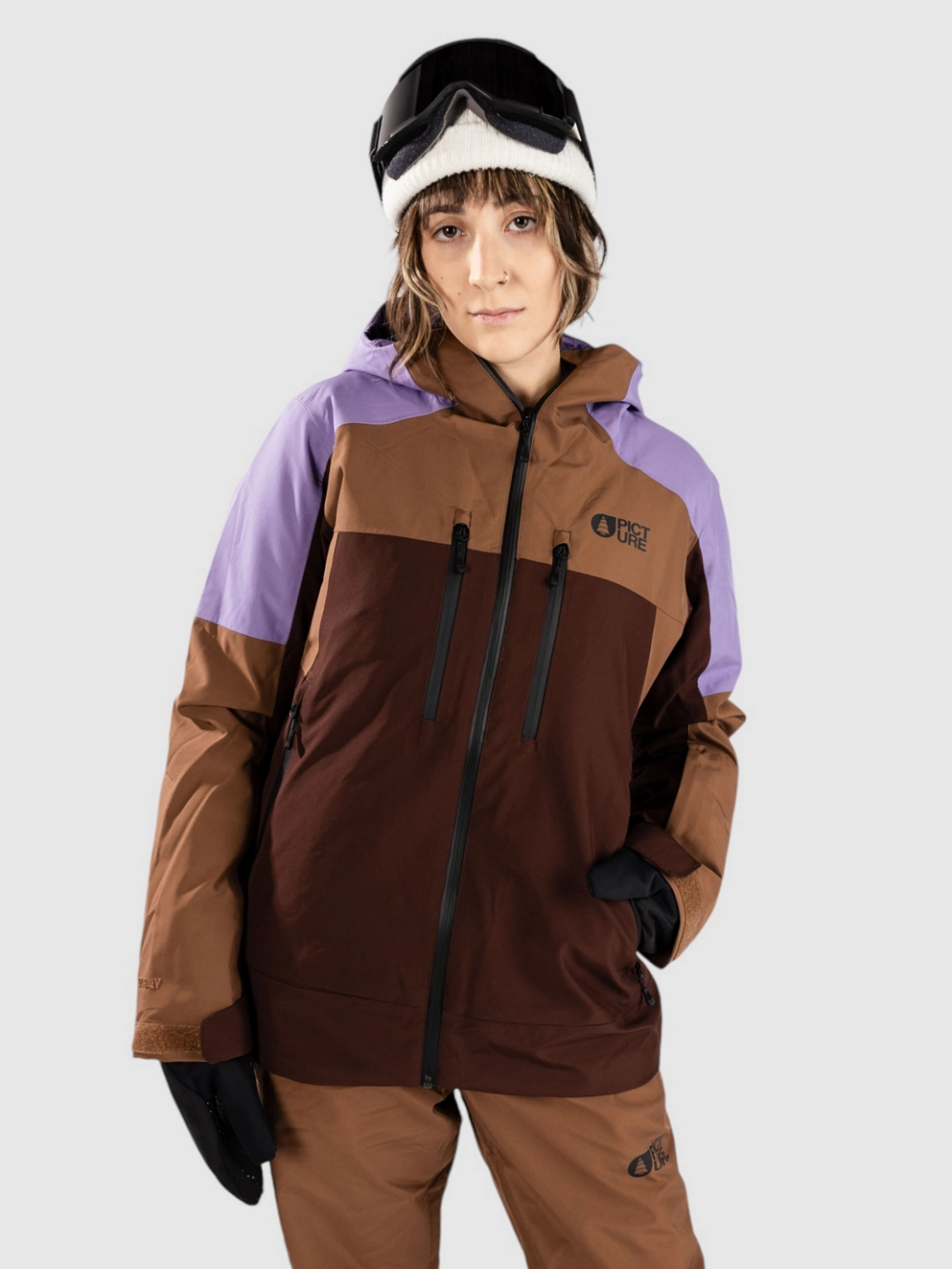 Picture Exa Jacket paisley cocoa chicory