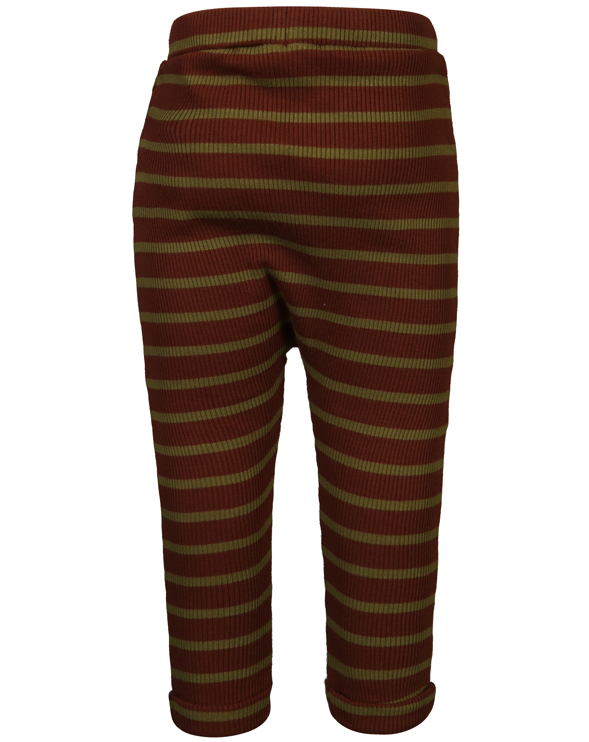 Schlupfhose BASIC BOY DOUBLE RIB gestreift in art brown