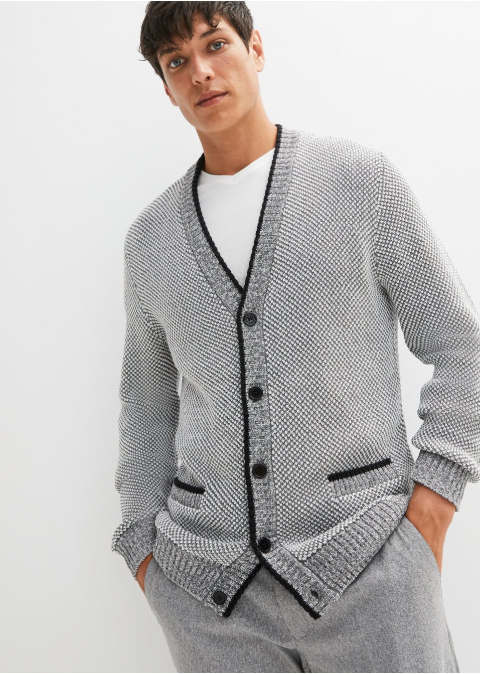 Gilet en maille style bavarois