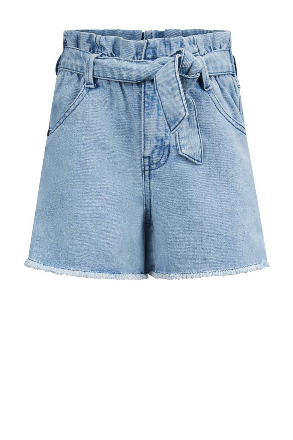 Retour Jeans wide leg short Valentina light blue denim