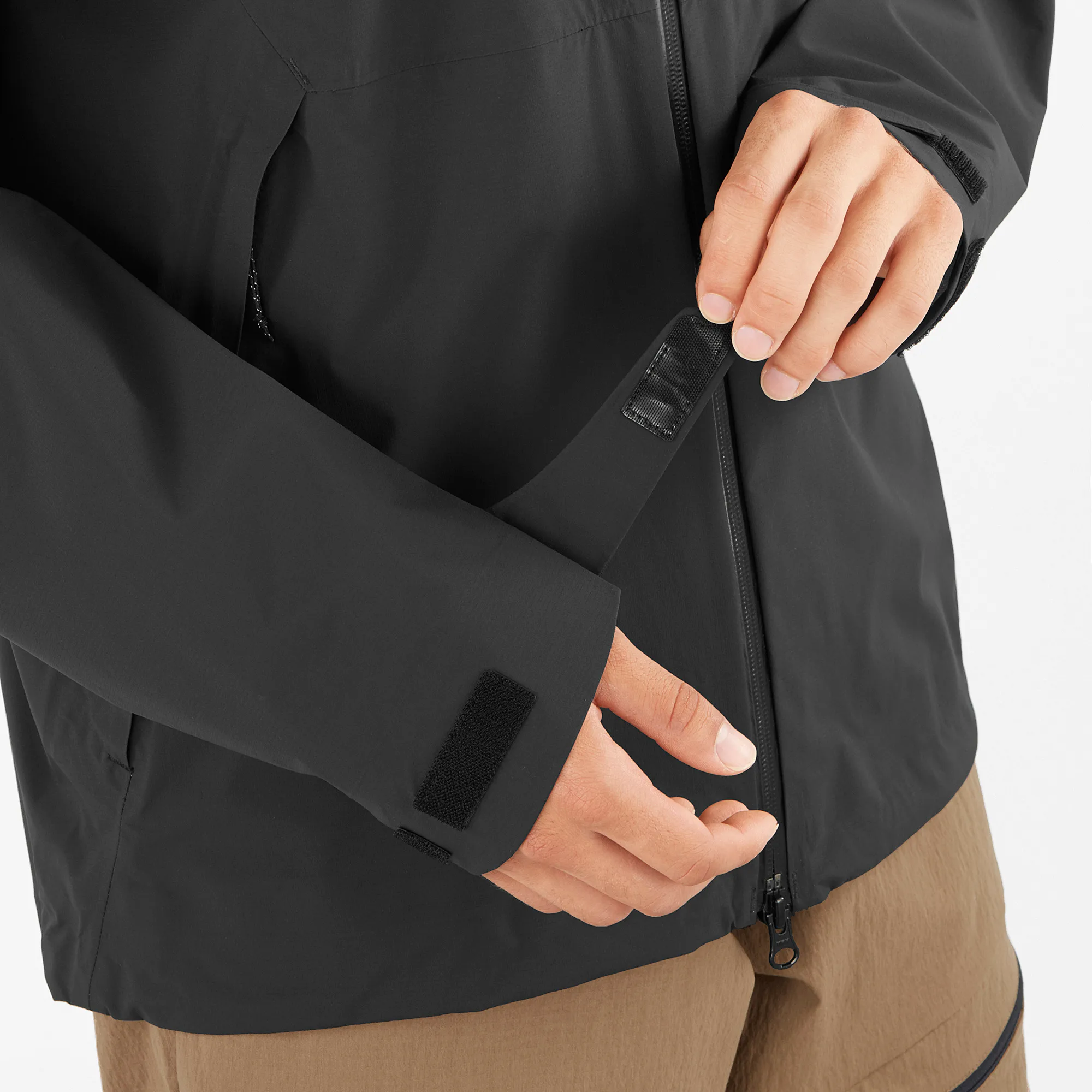 Salomon Outerpath 2.5l Wp Jkt M Deep Black