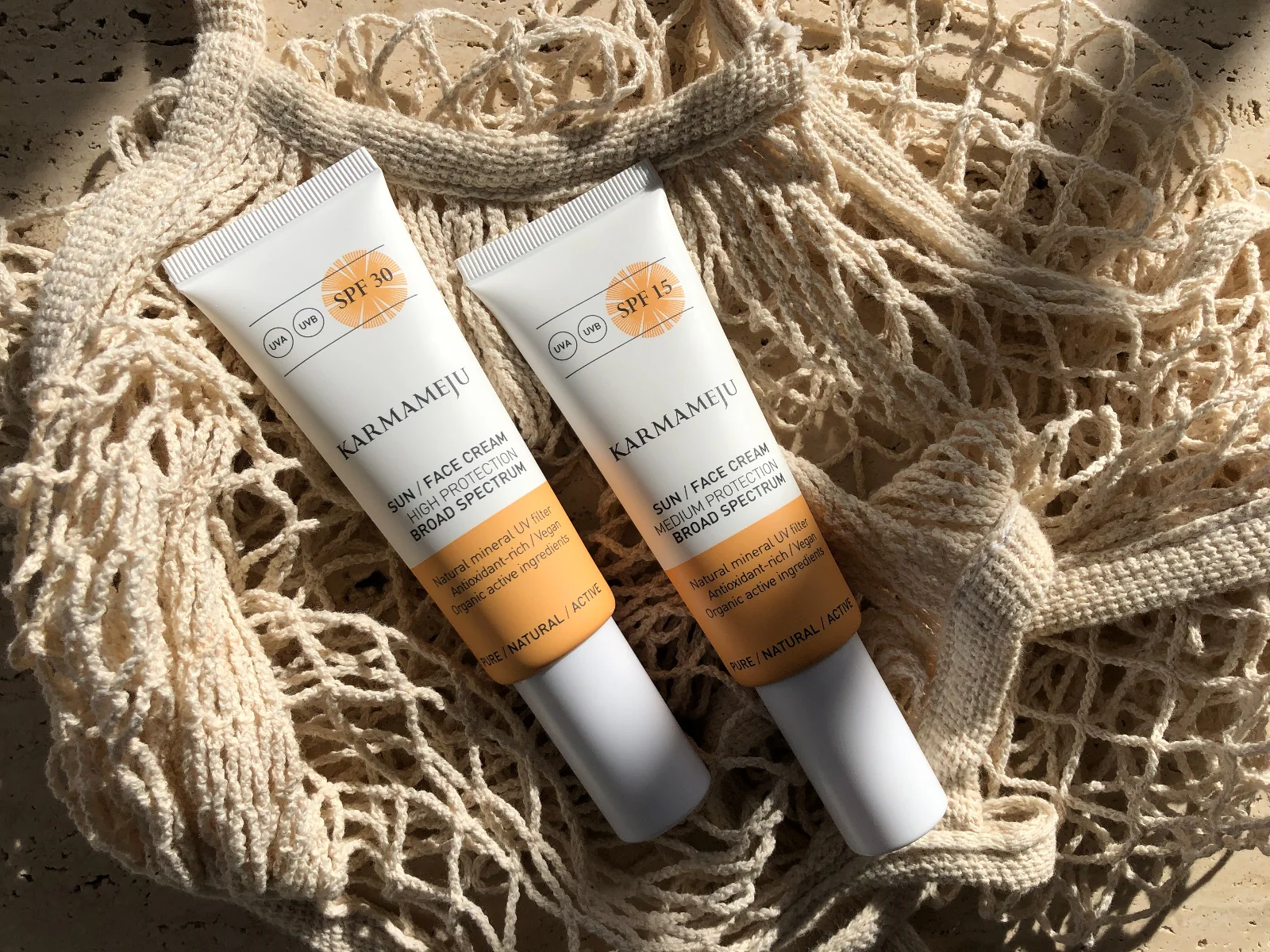 Karmameju  Sun face solcreme, SPF 15 - 50 ml.