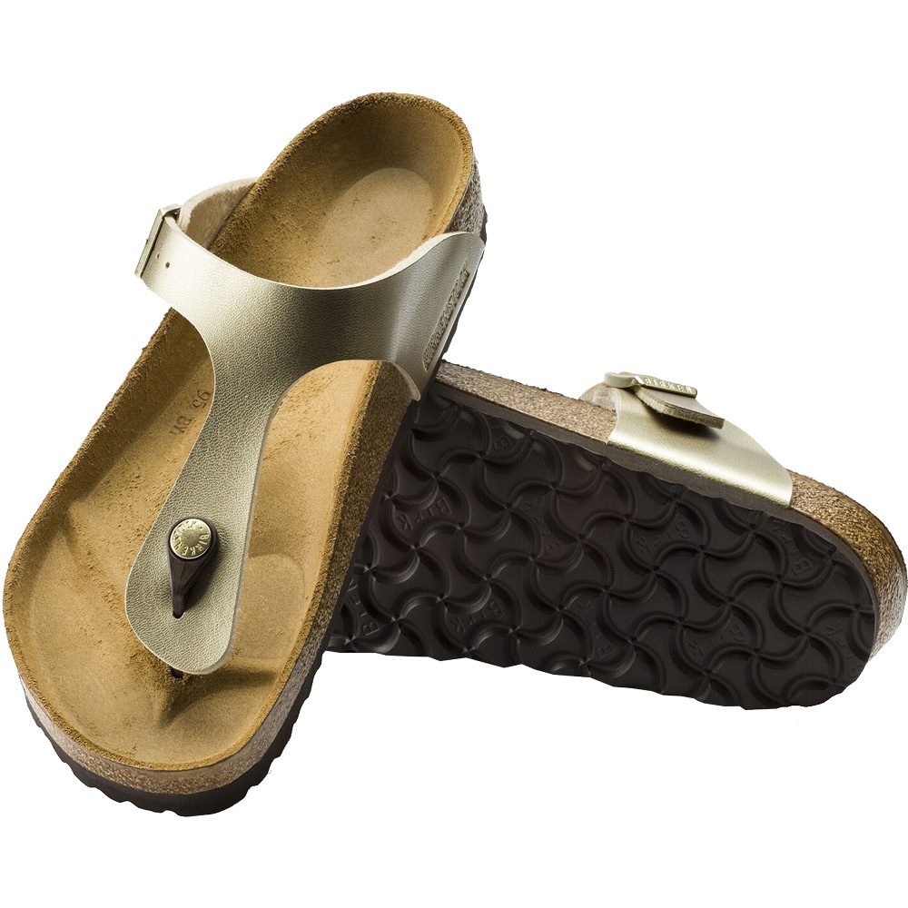 Birkenstock Gizeh Birko-Flor® Sandalen Damen gold