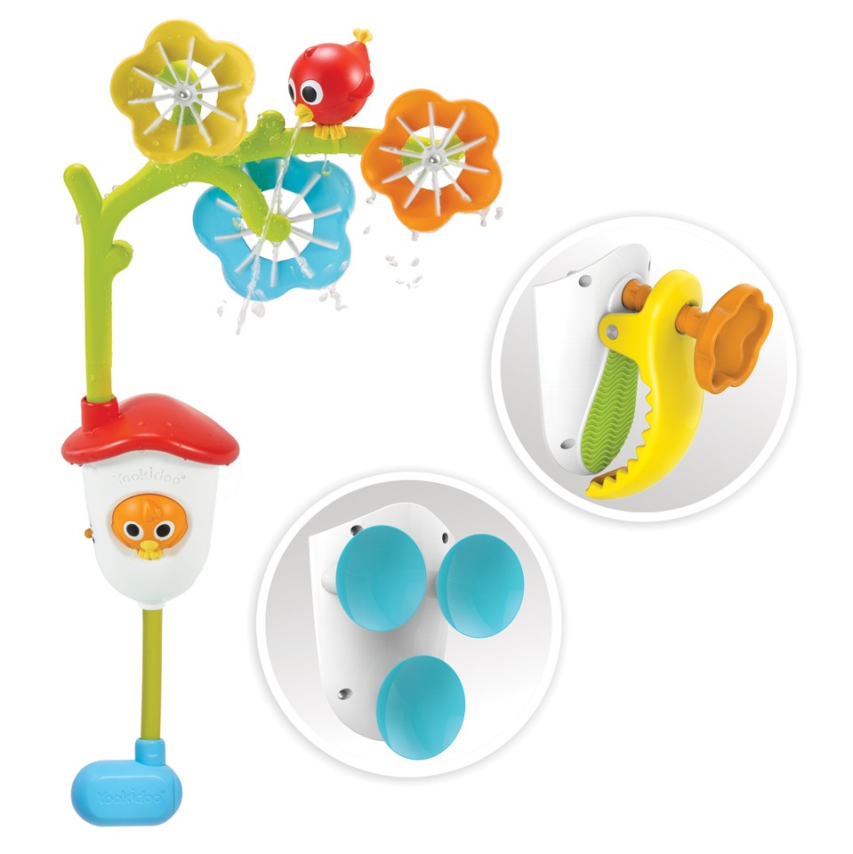 Yookidoo - Blomster vandfald til badet