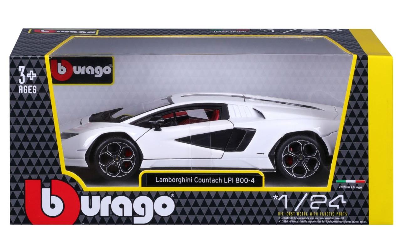 Lamborghini Countach LPI 800-4 Weiss 1:24Sammlermodell im Massstab 1:24