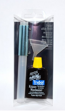 TRYBOL Mundspray clip-fresh blau 8ml   Kräuter Mundwasser 20 ml 1 Stk
