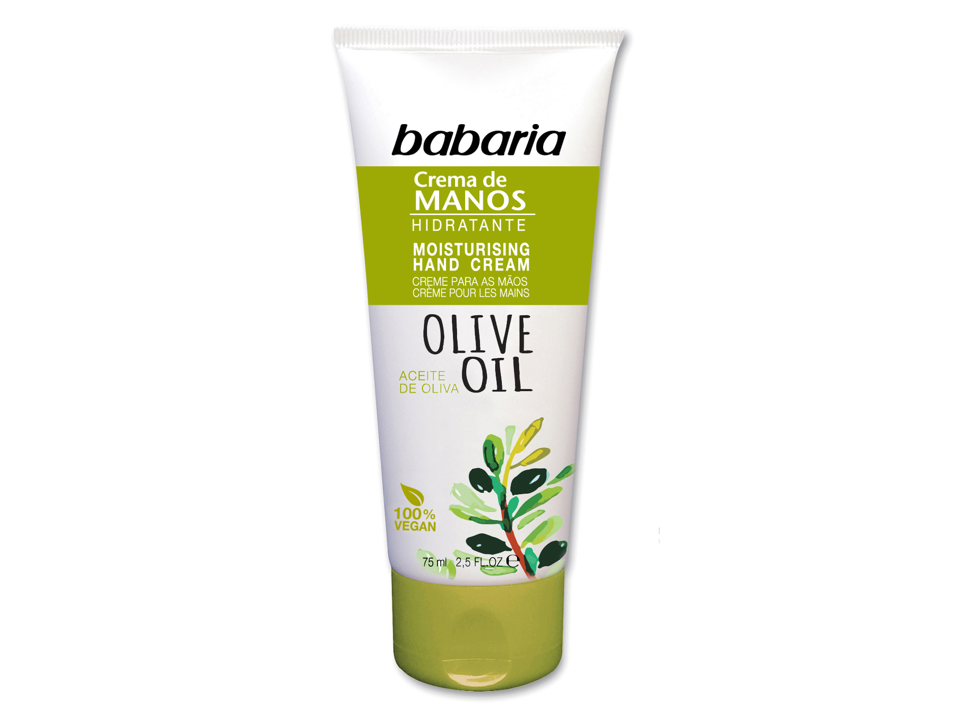 CREME DE MÃOS AZEITONA BABARIA 75 ML.
