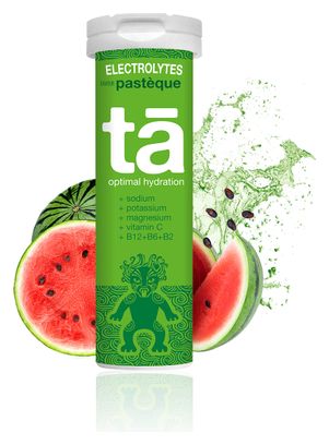 Pack Hydratation Tā Energy Bidon   3 Tubes Electrolytes Fraise-Kiwi / Citron / Pastèque
