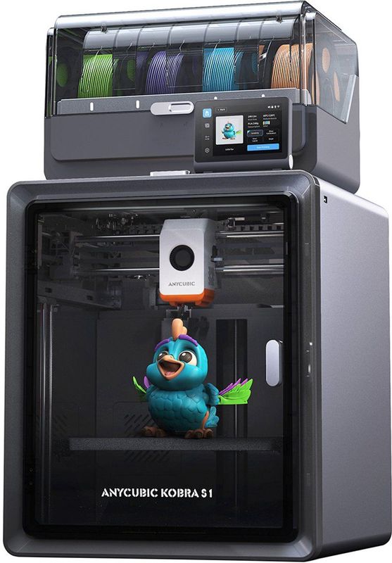 Anycubic - Kobra S1 Combo - 3D-printer - 8-kleuren Printen - 320°C Hotend - CoreXY-constructie