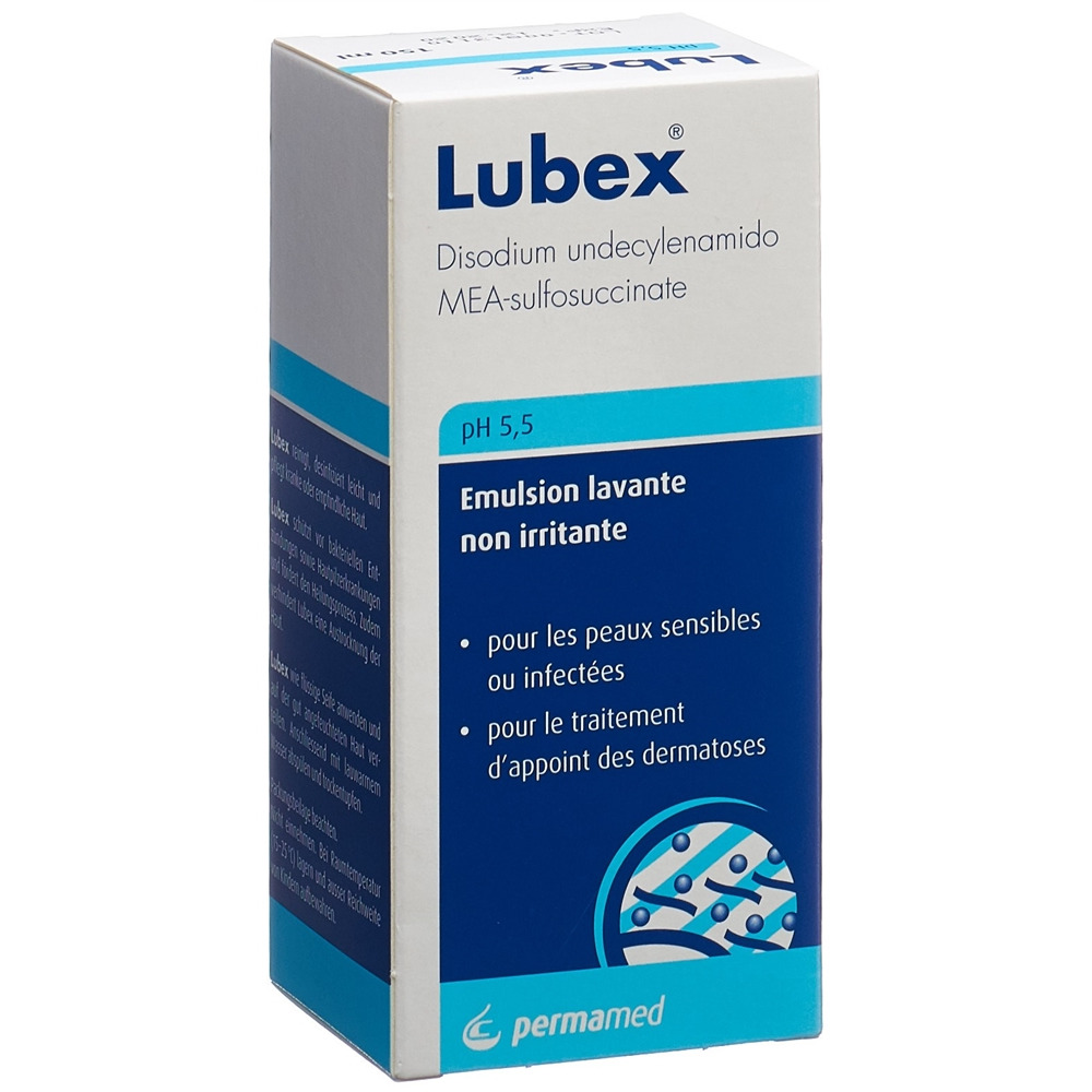 LUBEX Reizlose Hautwaschemulsion extra mild<br>150 ml, Flasche, Emulsion zur Anwendung auf der Haut, pH 5.5