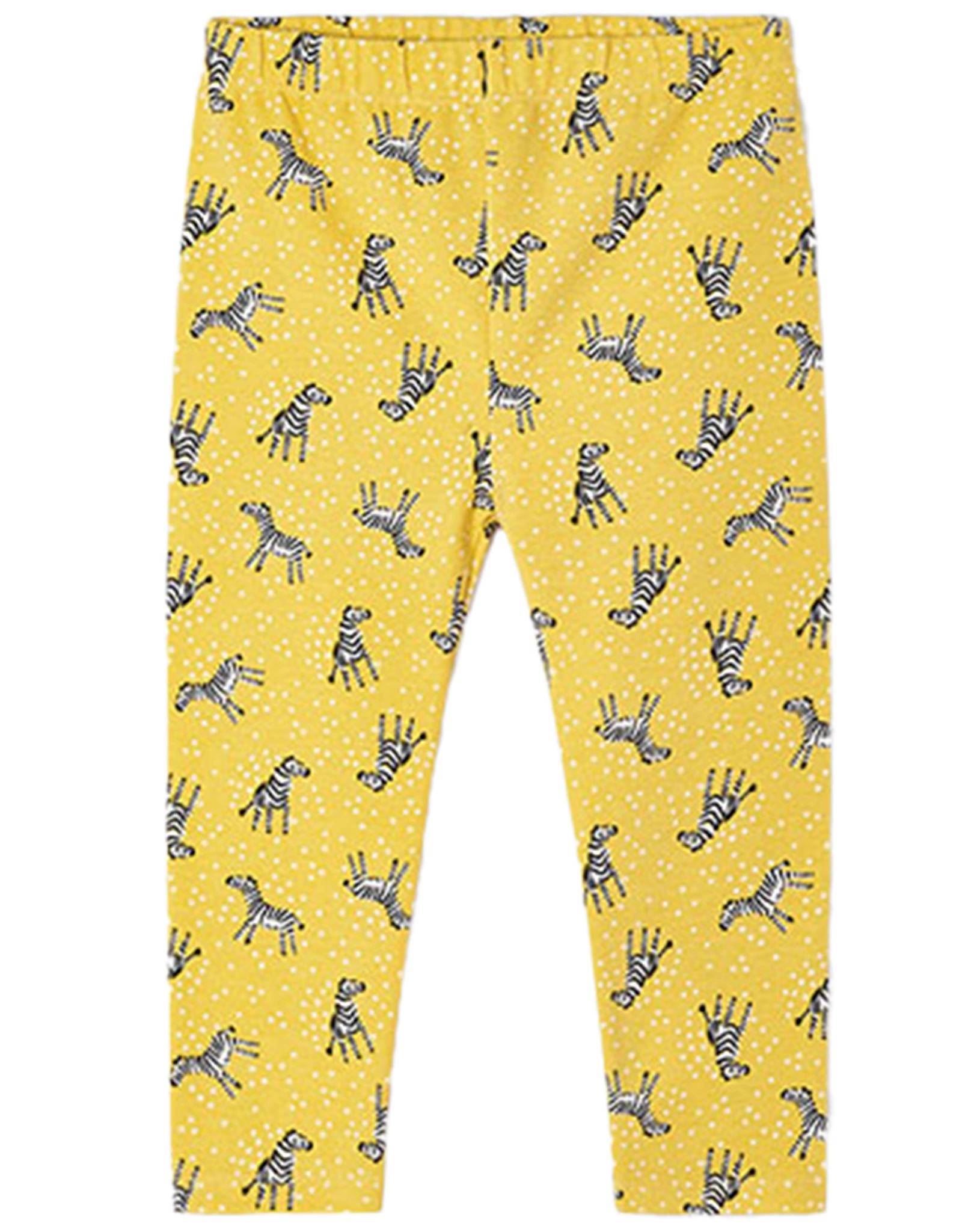 Leggings ZEBRA in honiggelb