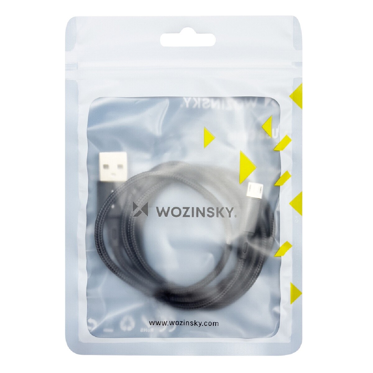 Schnellladekabel USB Kabel - MicroUSB 2.4A Schwarz 1m