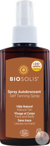 Biosolis Auto Bronzant Spray 100ml + 25ml Gratis