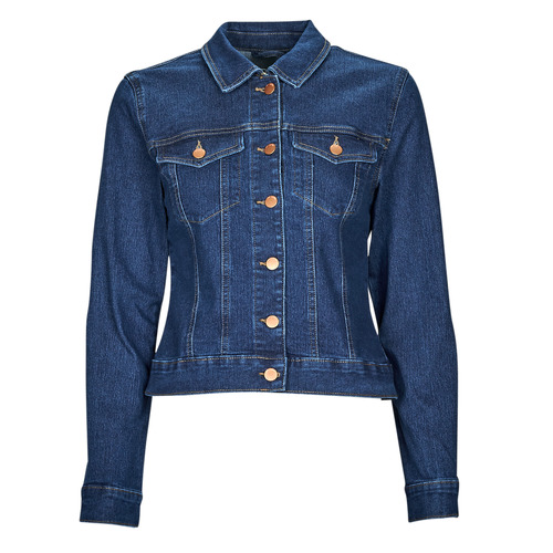 JDY - JDYREMI SHORT LS JACKET - Bleu