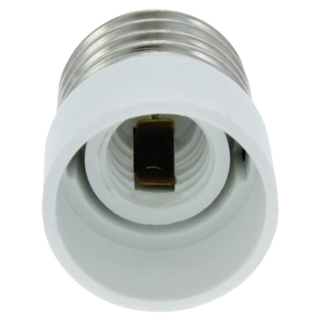 Verloopstuk Fitting van E27 naar E14 60W Wit