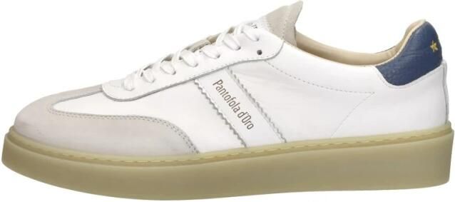 Pantofola d'Oro Argentario leren sneakers wit lichtbeige