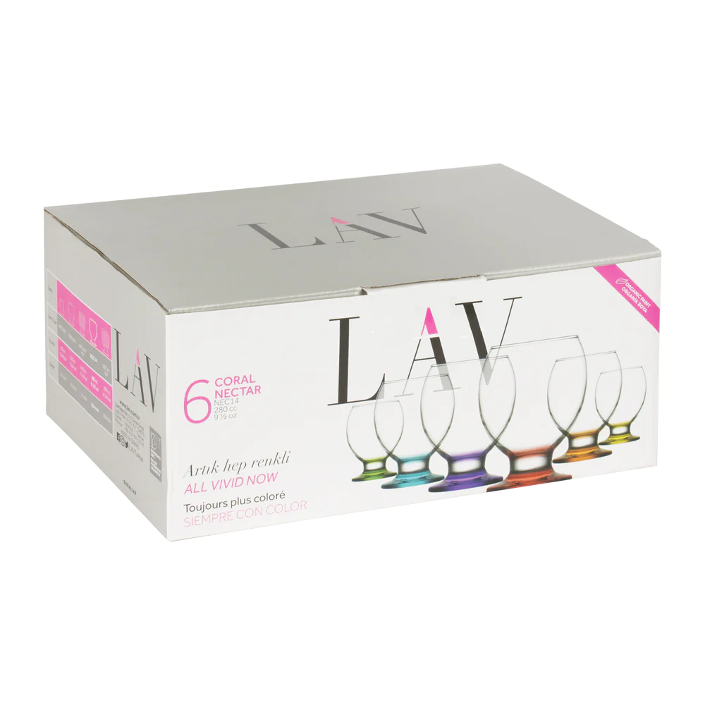 Pack de 6 verres Nectar 28 cl LAV