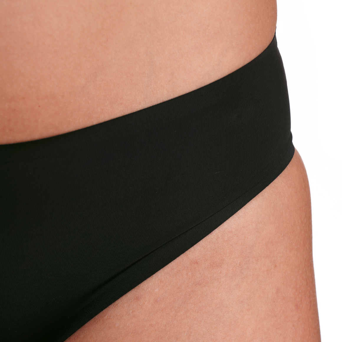 Gina Benotti Damen Seamless-Slip aus glatter Mikrofaser schwarz