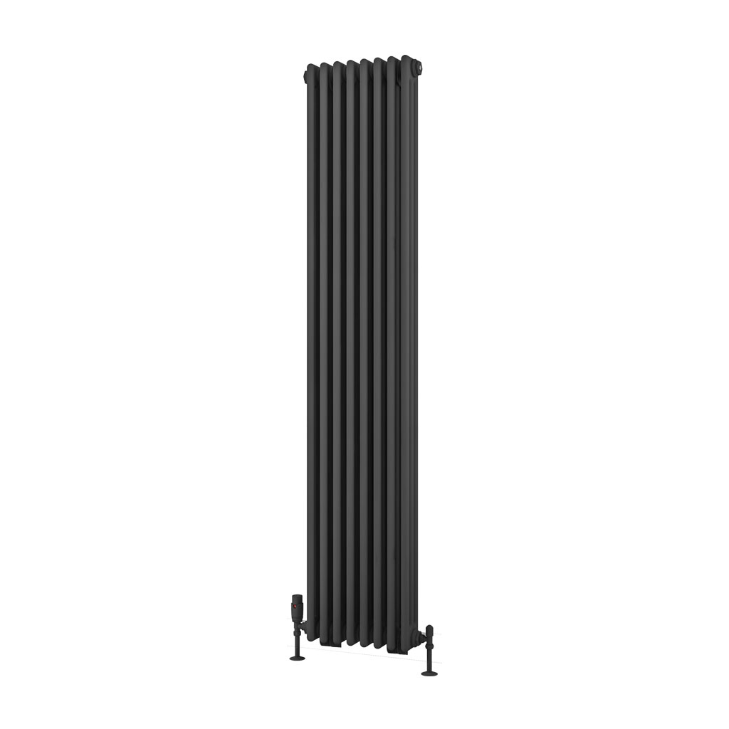 Eastbrook Rivassa 3 koloms verwarming 180x38,3cm Antraciet 2084 watt
