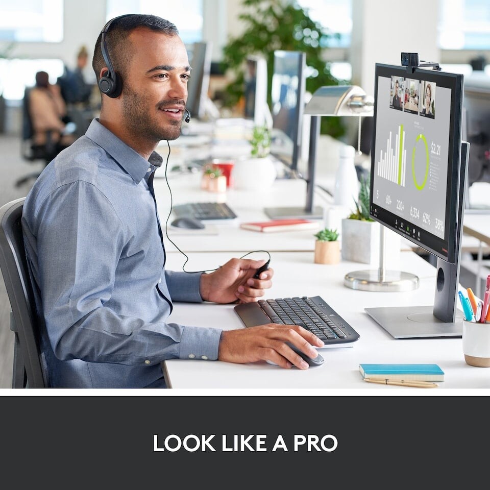 Logitech C920 HD Pro USB Webcam - 15 Mp - Sort